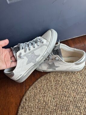 Vintage Havana Silver Star Canvas Sneakers